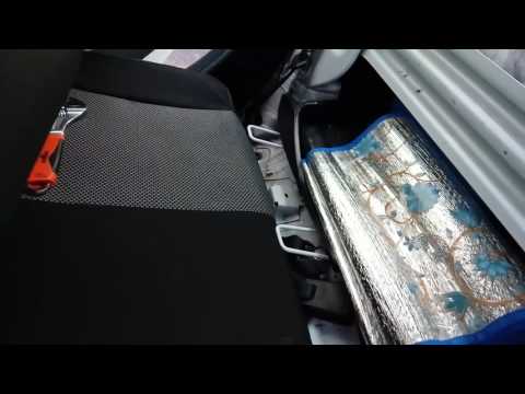 Renault Logan 2. Снять заднее сиденье (часть 2)