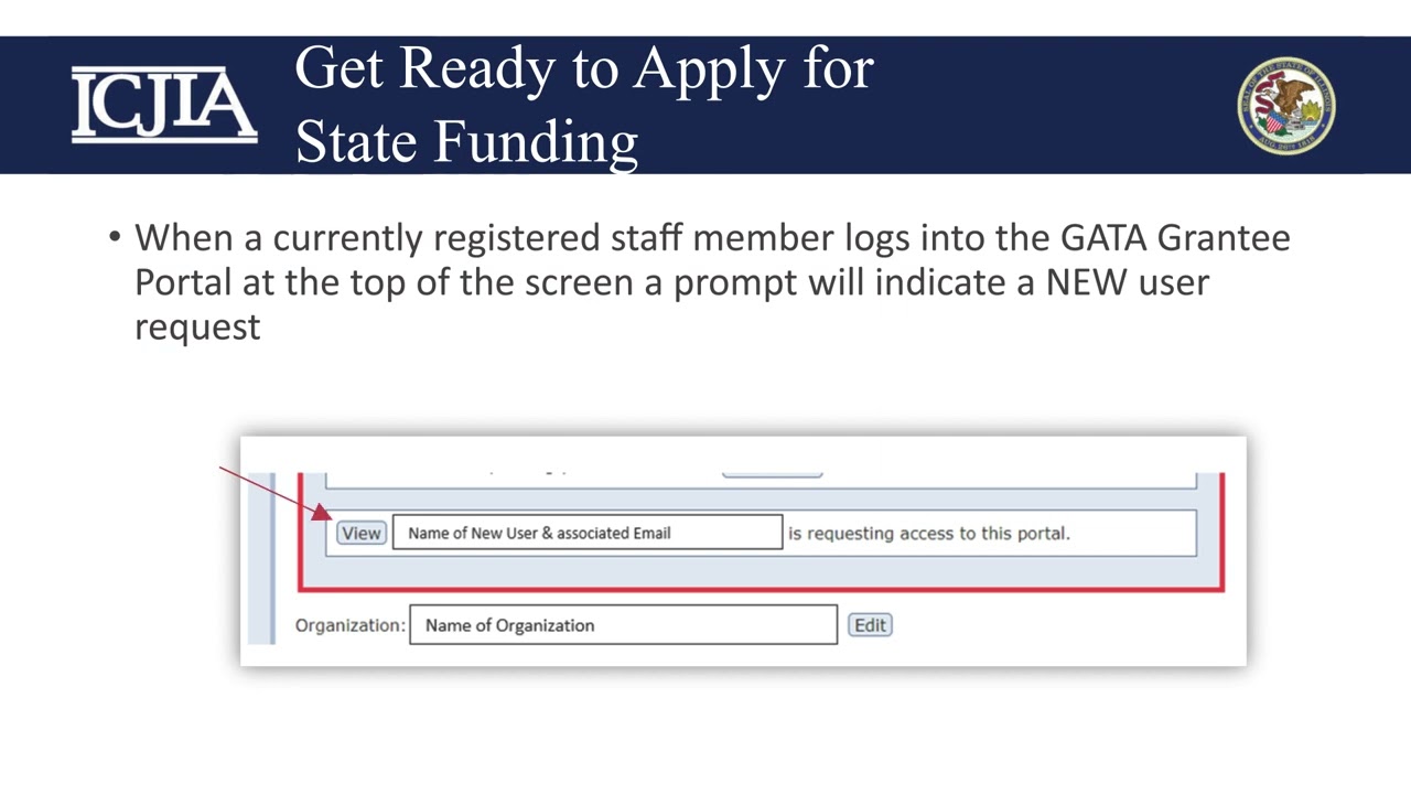Creating a GATA Grantee Portal User Account