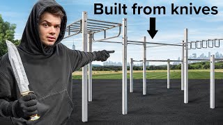 I Visited a Gym Made Out Of Crazy Weapons