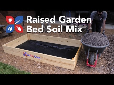  Do My Own Gardening - Raised Garden Bed Soil Mix  Video 