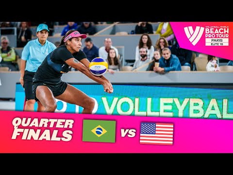 Duda/Ana Patrícia vs. Nuss/Kloth - Quarter Final Highlights Paris 2022 #BeachProTour