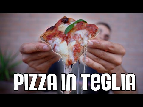PIZZA IN TEGLIA🍕 - in 4 ORE, con una PLANETARIA CLASSICA e nel FORNO DI CASA