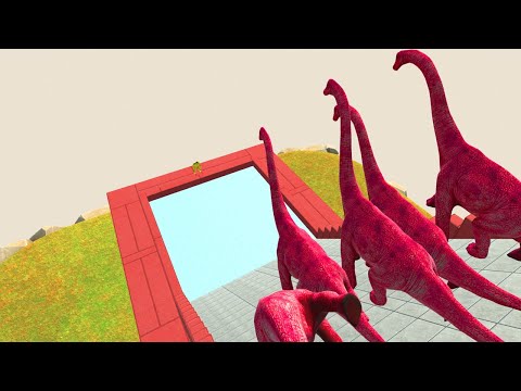 All Units Slide Into Pool - Animal Revolt Battle Simulator