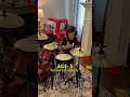 Growing with my drums! *AGE 1-8*