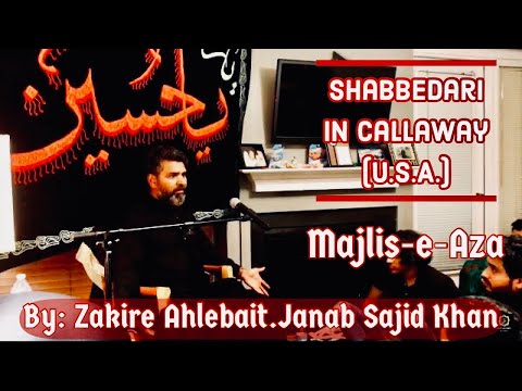 🛑Live Shabbedari In Callaway (USA) | Majlise Shahadat e Imam Ali Raza (a.s) | 29 Safar 1442/2020 |