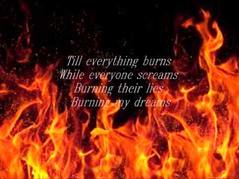 Everything burns-Anastacia ft Ben Moody (lyrics on the screen)