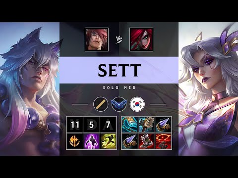 Sett Mid vs Katarina - KR Diamond Patch 25.06