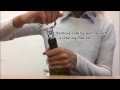 How to use a 2 pronged cork puller (wine opener) - Prowine