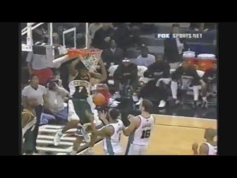 Rashard Lewis 24 Points @ Grizzlies, 2002-03.