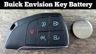 How To Change BUICK ENVISION Remote Key Fob Battery 2021 - 2024 DIY Replace Replacement Batteries