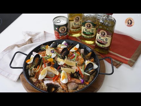 Doña Elena Seafood Paella Valenciana Recipe