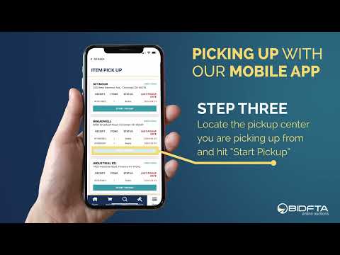 Bidfta Pickup Helper Mobile App