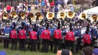Marching Jayhawks pre-game September 20, 2014. 67th Annual KU Band Day