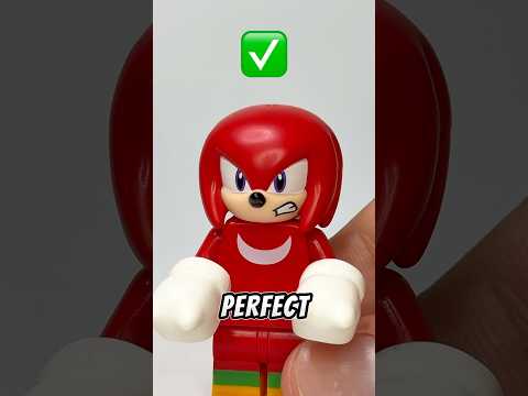 LEGO Almost Made The Perfect Sonic Knuckles Minifigure… #lego #legos #shorts