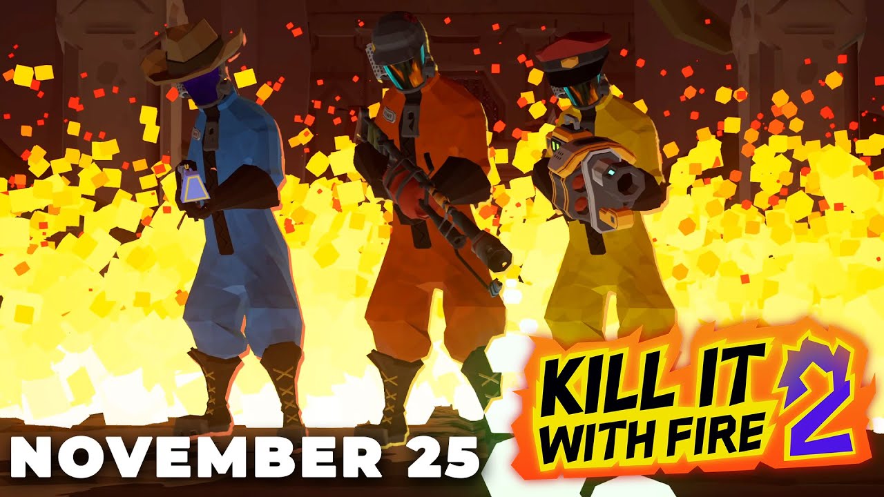 KILL IT WITH FIRE! 2 - 1.0 & Console Release Date Trailer | Steam, PS5, Xbox Games