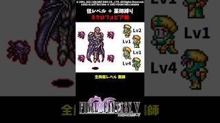 FF5 薬師でネクロフォビア 低Lv FINAL FANTASY V SFC版 job unification & Low-Level Run VS Necrophobe