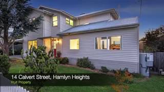 14 Calvert st, Hamlyn Heights listed for sale with Fruit Property.