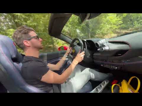 Driving a 2022 Ferrari F8 Spyder in Italy