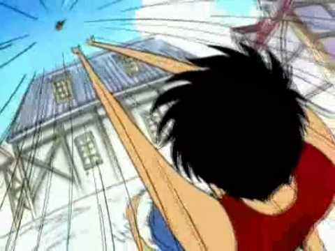 One Piece attaque finale - Luffy VS Buggy - Gomu gomu no bazooka