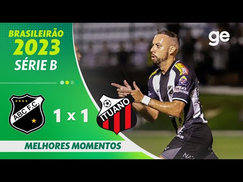 Gols e lances de ABC-RN x Ituano