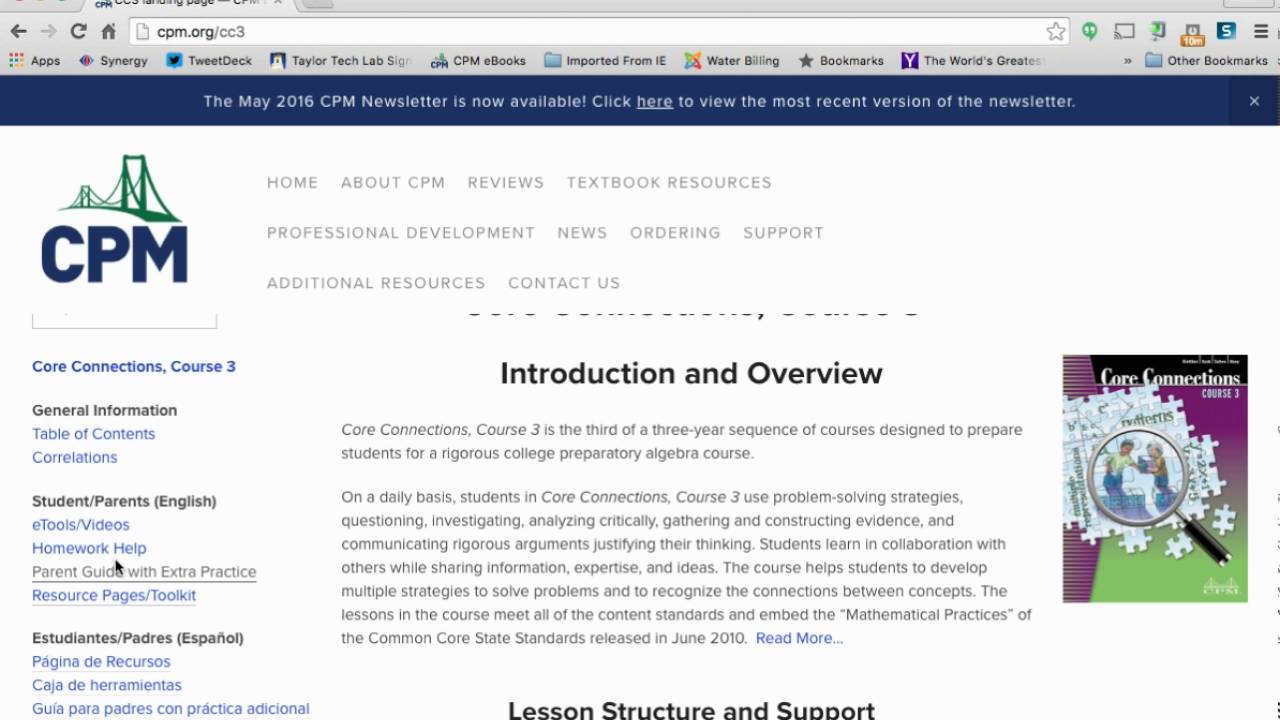 CPM Homework Help & Extra practice