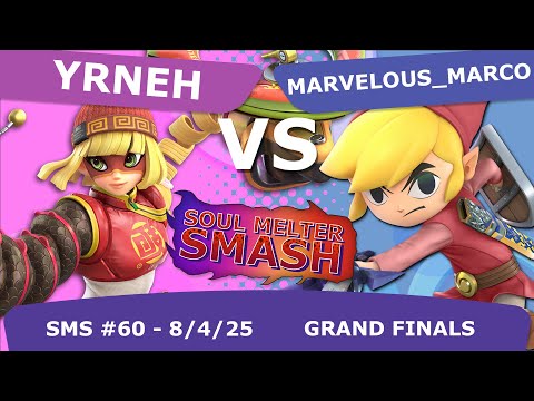 Soul Melter Smash #60 GRAND FINALS - Smu5h | Yrneh (Min Min) VS Marvelous_Marco (Toon Link)