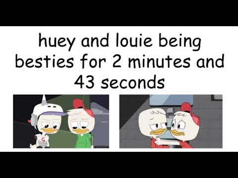 huey & louie being besties for 2 minutes and 43 seconds