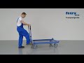 Fetra Einklink-Rohrschiebebügel für Paletten-Fahrgestelle Grey Edition-youtube_img