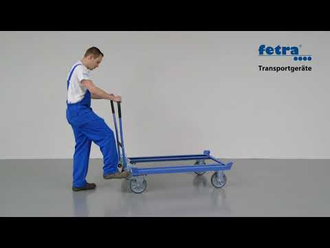 Fetra Einklink-Rohrschiebebügel für Paletten-Fahrgestelle Grey Edition-youtube_img