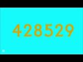 Numbers 1 To 1000000 On Original Speed