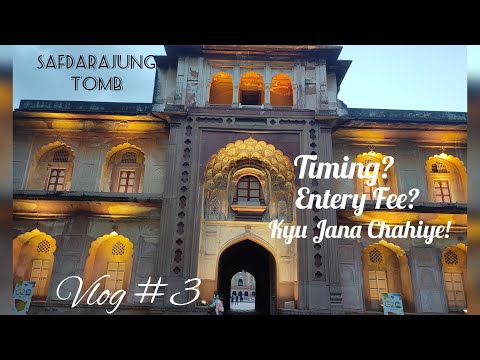 Safdarajung Tomb Vlog | Safdarajung Tomb Delhi | Best place to visit in Delhi #vlog #minivlog #viral