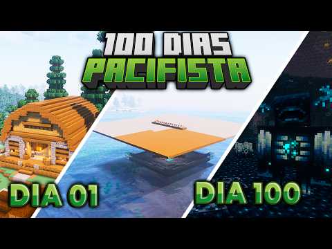 SOBREVIVI 100 DIAS COMO PACIFISTA NO MINECRAFT - O FILME