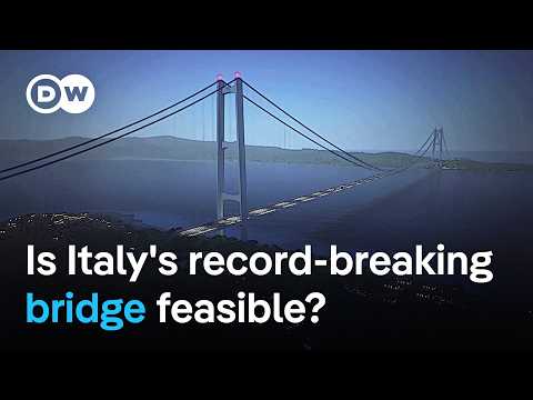 Italy plans to build the world’s longest suspension bridge | Focus on Europe