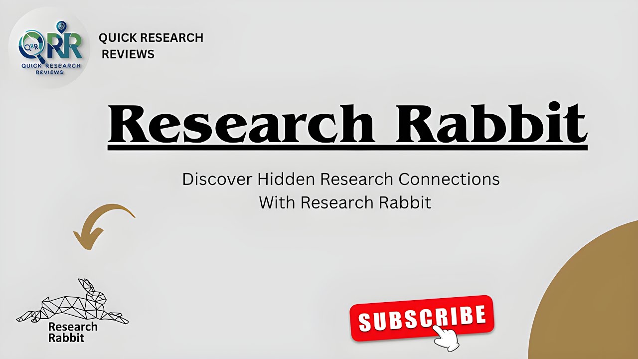 ResearchRabbit: The Best AI Tool to Explore Research &amp; Visualize Literature (Step-by-Step Guide) video thumbnail