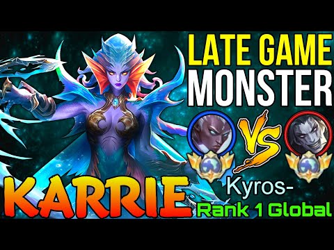 Late Game Monster Karrie VS Top Global Khufra - Top 1 Global Karrie by Kyros- - Mobile Legends