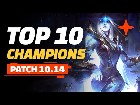 Top 10 Champions - Teamfight Tactics Patch 10.14