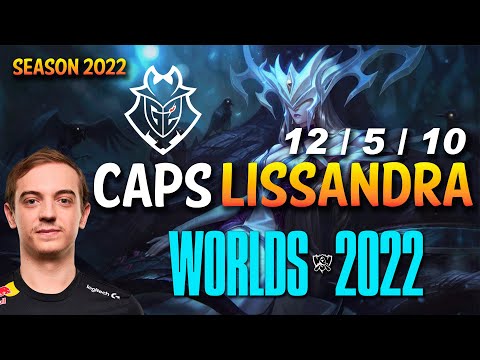 G2 Caps LISSANDRA vs TWISTED FATE Mid - NA Ranked - WORLDS 2022