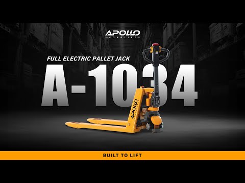Apollo Forklift Lithium Full Electric Pallet Jack 3300lbs Cap. 48x27'' Fork A-1034