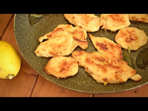 PETTO DI POLLO AL LIMONE in padella - ricetta facile - cena veloce