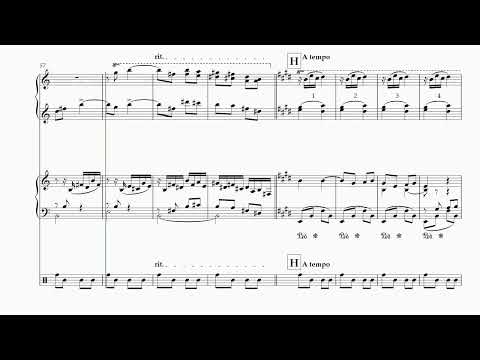 Faure Berceuse Piano Duet Rehearsal Track 50bpm