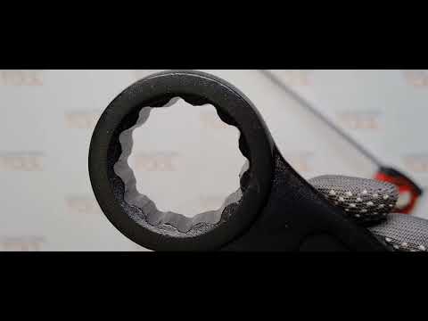 Ключ накидний ударний YATO : М= 36 мм, L= 210 мм, CrV [5/10]