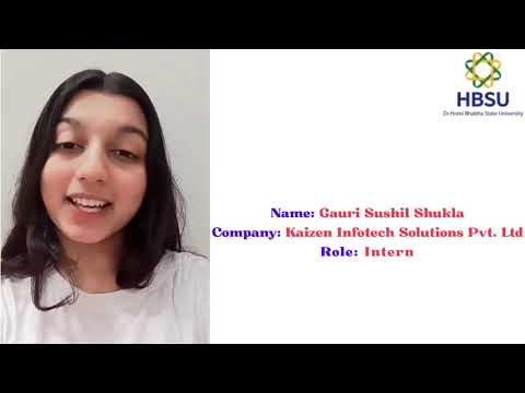Watch Gauri's Journey at HBSU video