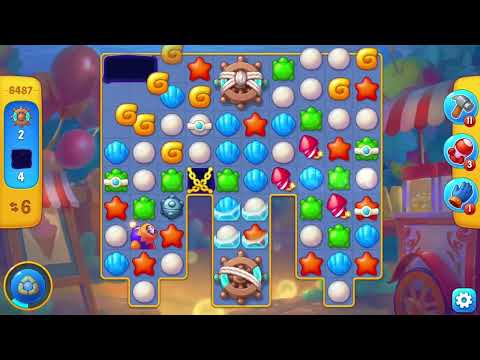 [FISHDOM Walkthrough] Level 6487 Hard (Qua màn - Fishdom)