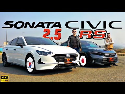 Honda Civic RS vs. Hyundai Sonata 2.5