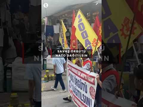 Bursa’da yurttaşlar “NATO’ya hayır” dedi
