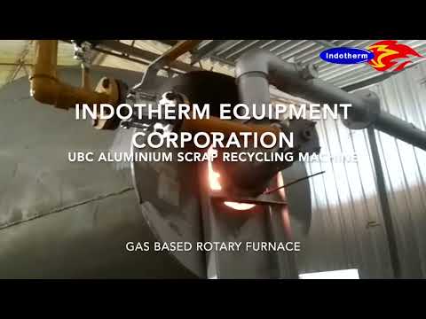 Aluminium Scrap Melting Rotary Furnace