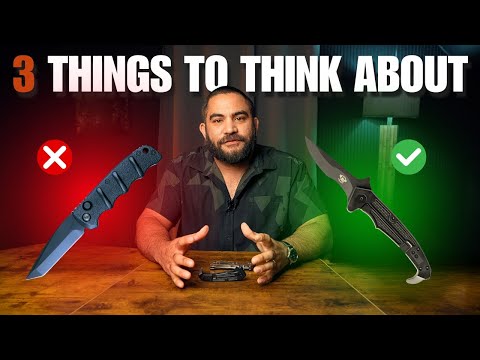 Choosing an EDC Self-Defense Knife: The 3 Key Criteria