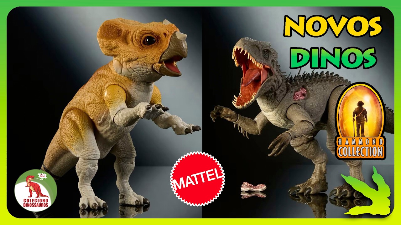 Analisando os Novos dinos Hammond Collection Mattel de 2026!