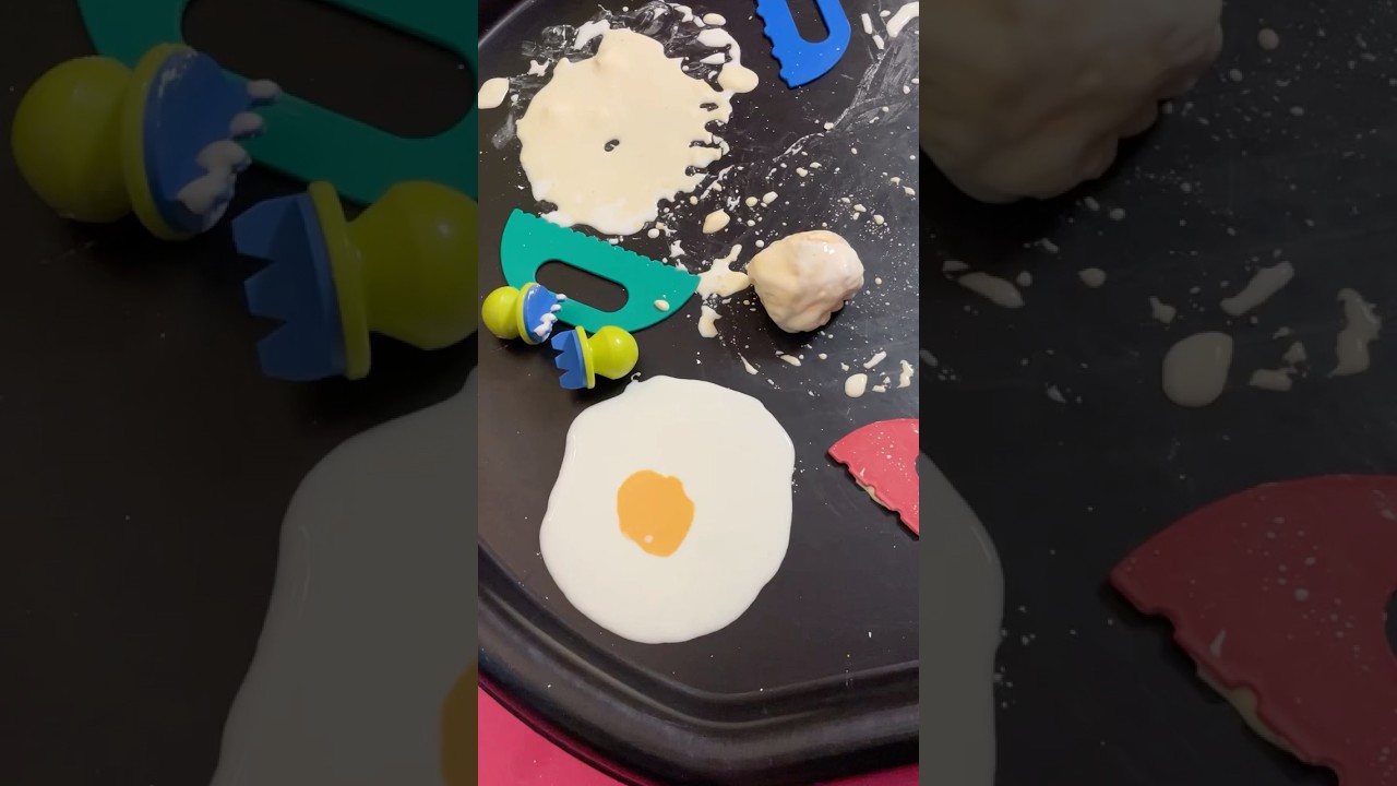 Easter Oobleck Egg Sensory Play for Kids #shorts #science #easter