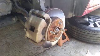 Replacing front brakes (disc brakes) 2005 Saturn Ion